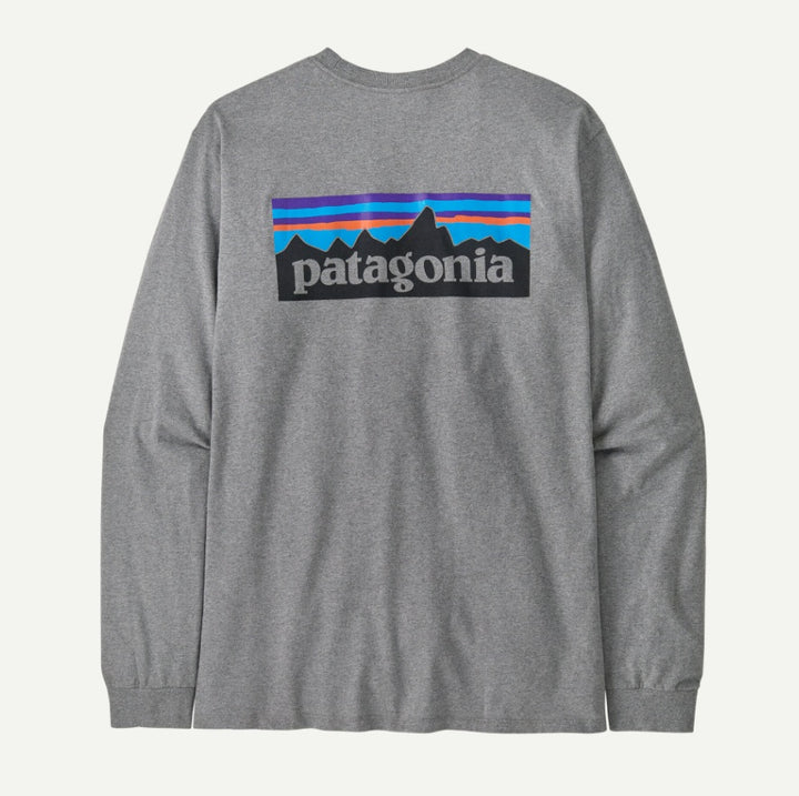 Patagonia Men's Long-Sleeved P-6 Logo Responsibili-Tee
