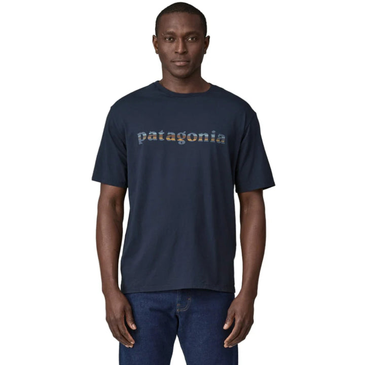 Patagonia Men's '73 Text Logo Organic T-Shirt