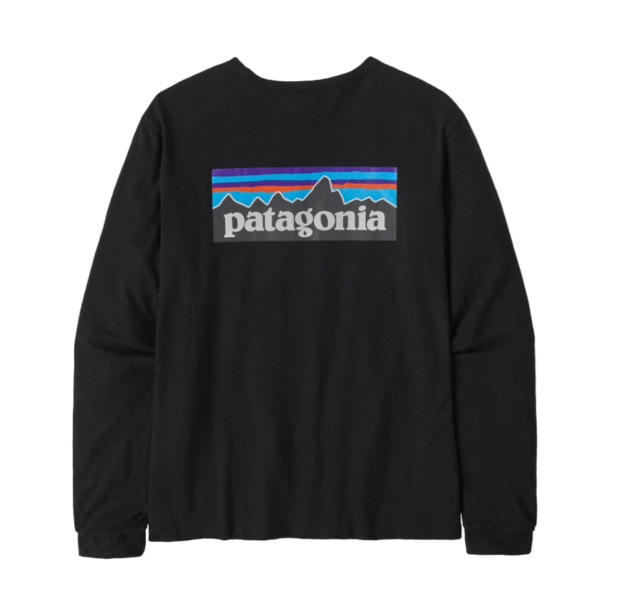 Patagonia Women's Long-Sleeved P-6 Logo Responsibili-Tee