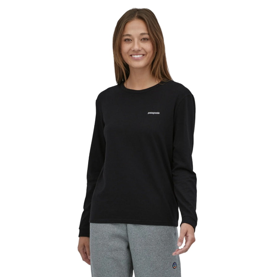 Patagonia Women's Long-Sleeved P-6 Logo Responsibili-Tee