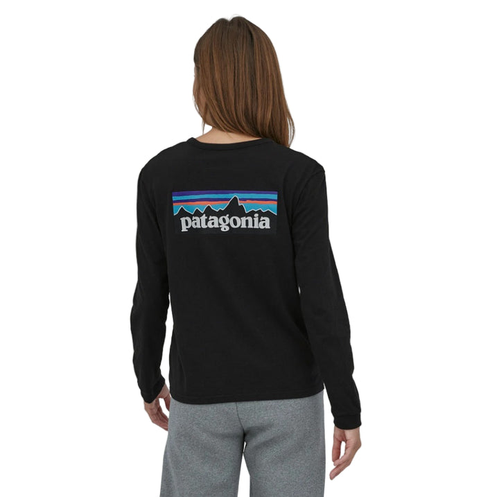 Patagonia Women's Long-Sleeved P-6 Logo Responsibili-Tee