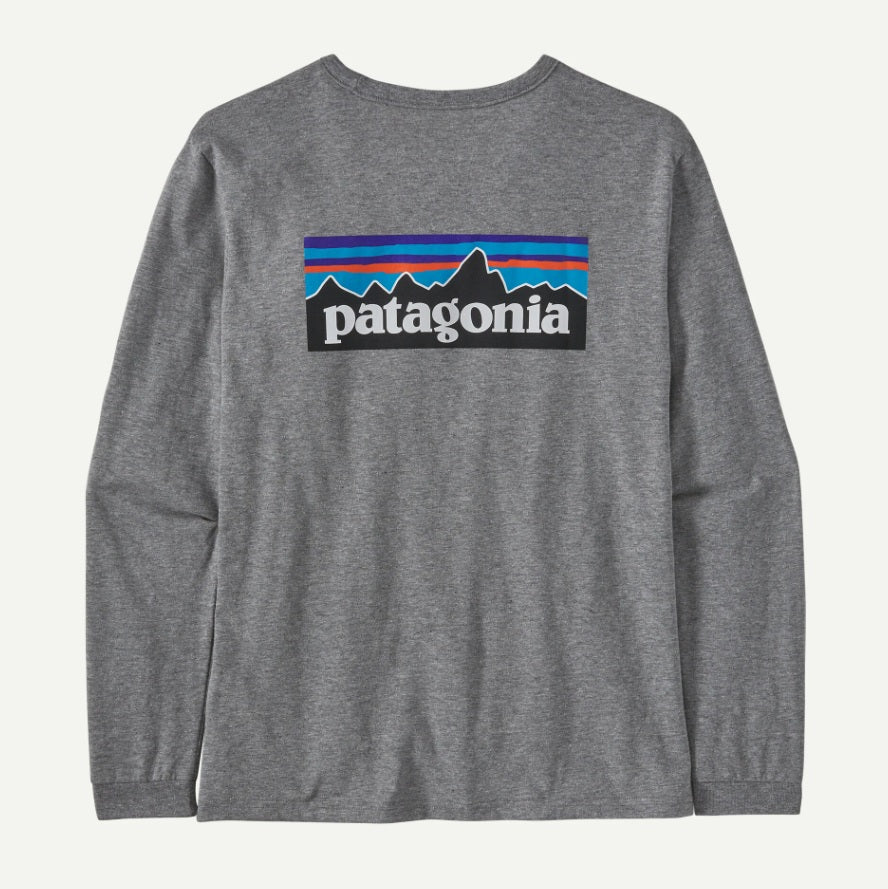 Patagonia Women's Long-Sleeved P-6 Logo Responsibili-Tee