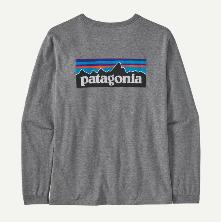 Patagonia Women's Long-Sleeved P-6 Logo Responsibili-Tee