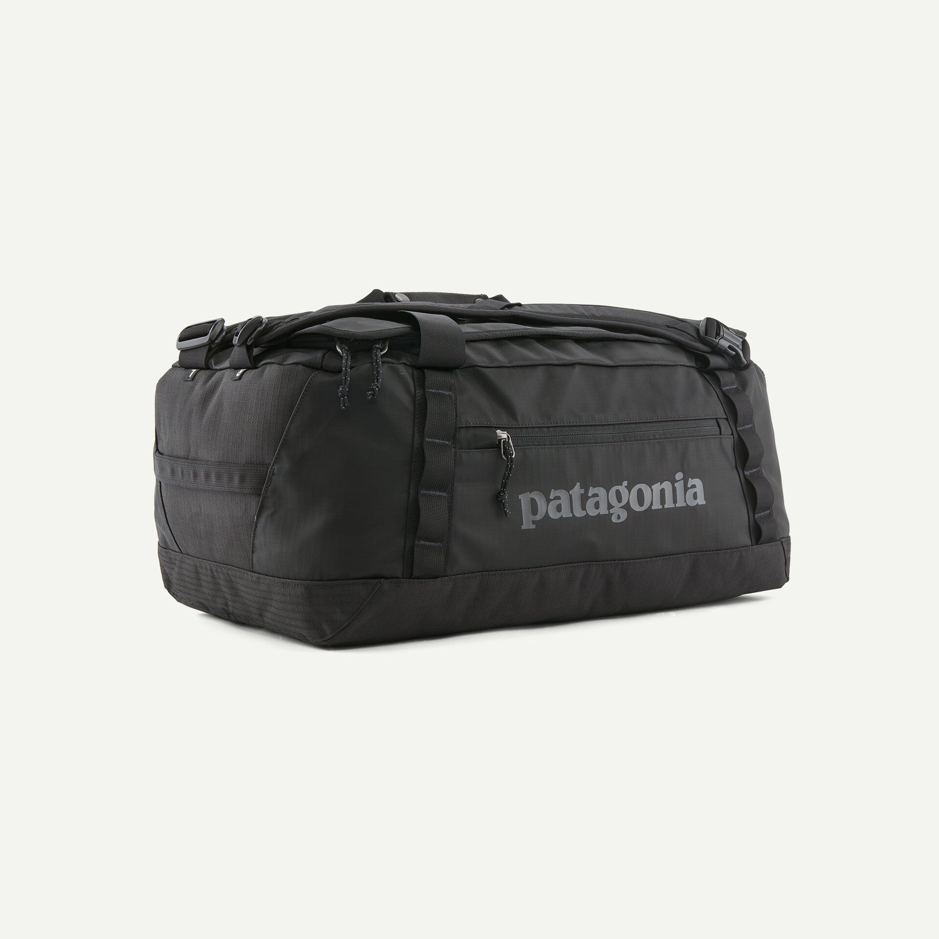 【新品、本物、当店在庫だから安心】 Black Patagonia Hole Outfitters Flag Black – 40L Duffel 旅行かばん・小分けバッグ