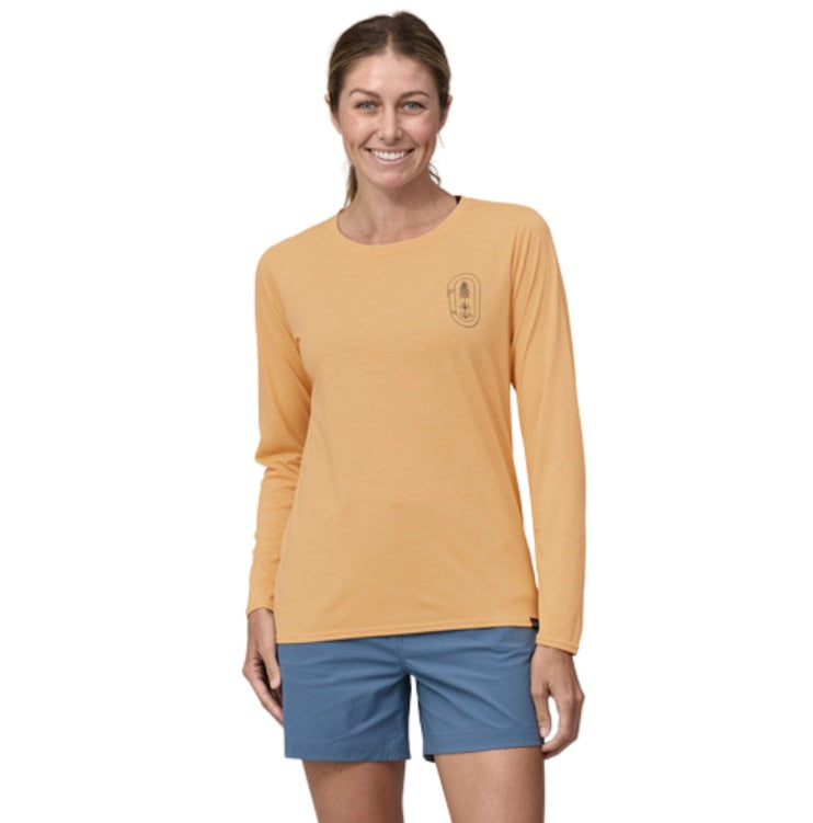 Patagonia Women's Long-Sleeved Capilene Cool Daily Graphic Shirt - Lands