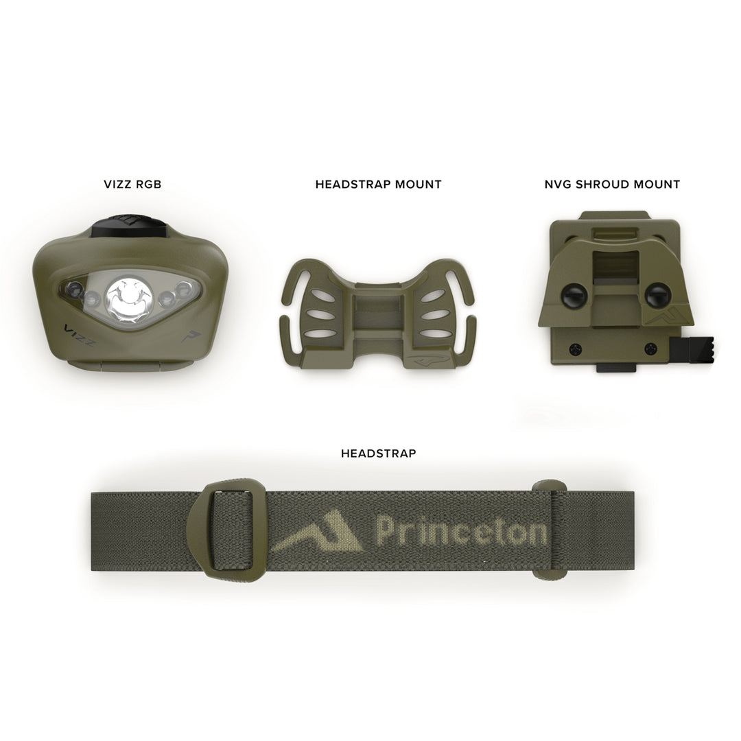 Princeton Tec Vizz 550 RGB Headlamp