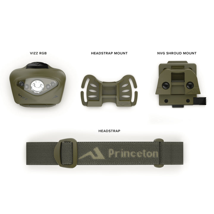Princeton Tec Vizz 550 RGB Headlamp