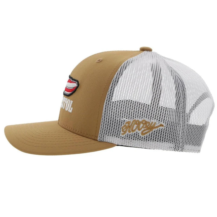 HOOEY "RESISTOL" HAT, TAN/WHITE