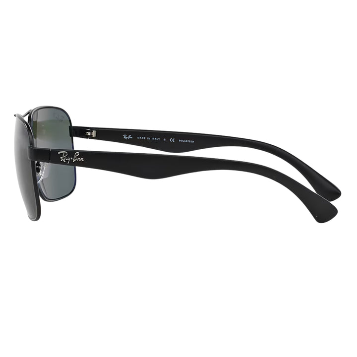 Ray-Ban Matte Black | Green Polarized | RB3516 006/9A