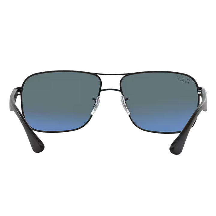 Ray-Ban Matte Black | Green Polarized | RB3516 006/9A