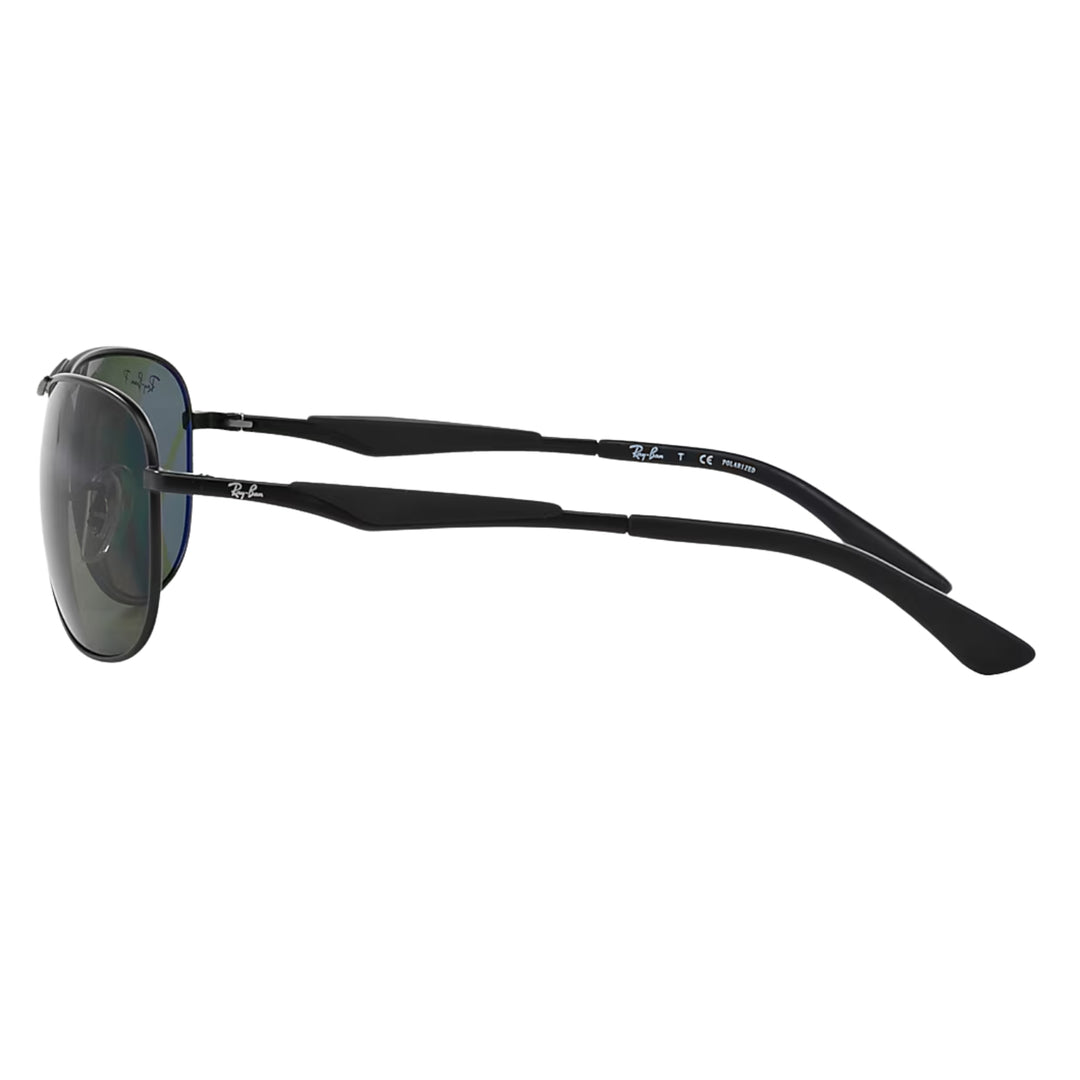 Ray-Ban Matte Black | Green Polarized | RB3519 006/9A