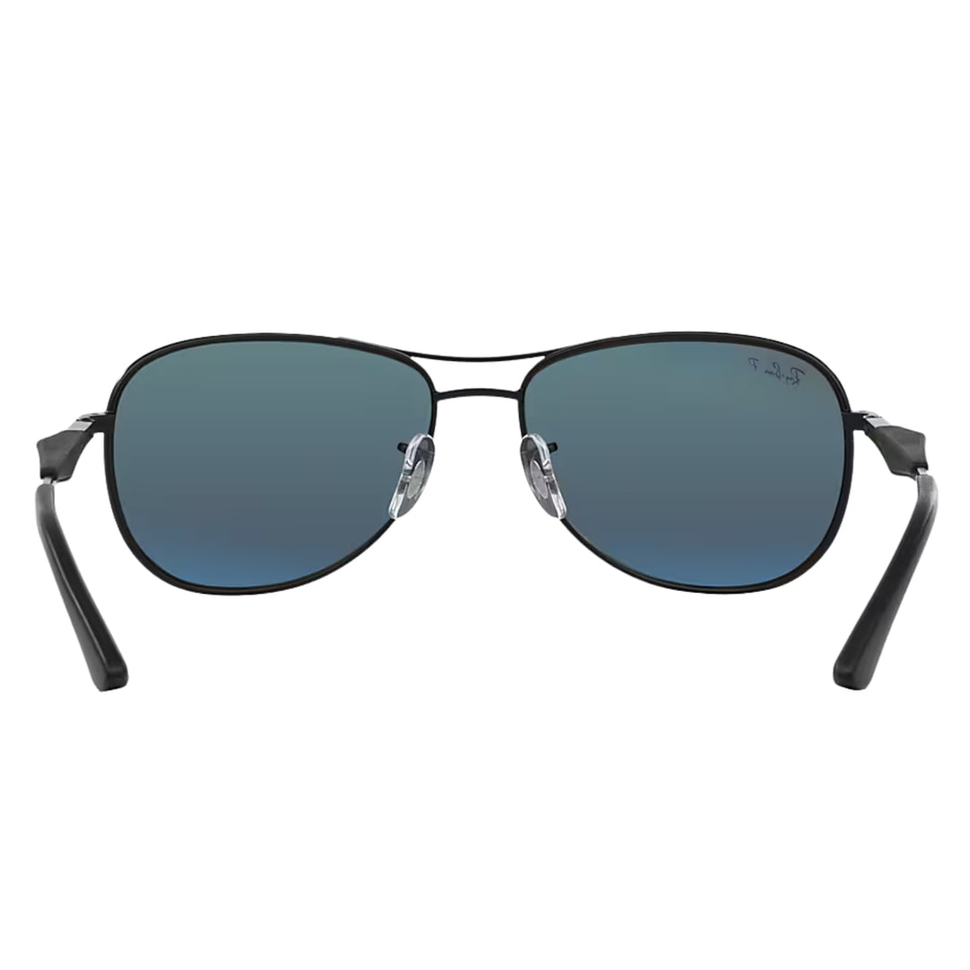Ray-Ban Matte Black | Green Polarized | RB3519 006/9A
