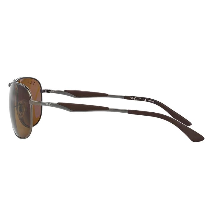 Ray-Ban Matte Gunmetal | Brown Polarized | RB3519 029/83