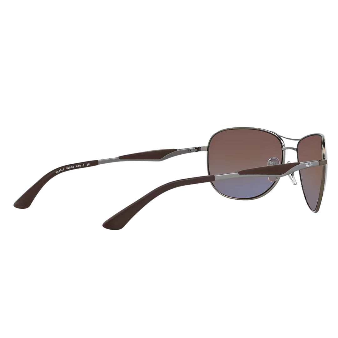Ray-Ban Matte Gunmetal | Brown Polarized | RB3519 029/83