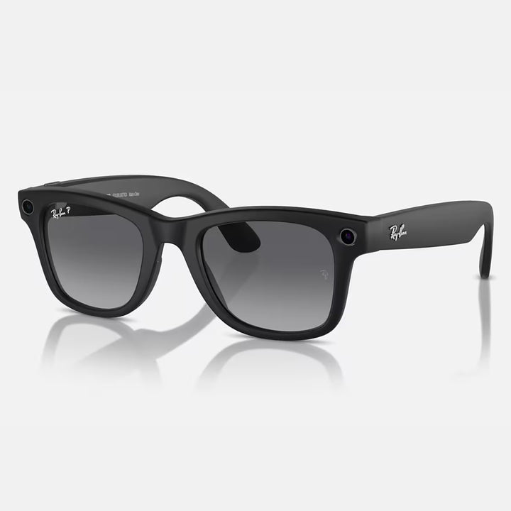 Ray-Ban Meta Wayfarer Gen 1 | Matte Black | Graphite Gradient Polarized | RW4006 601ST3 (Large)
