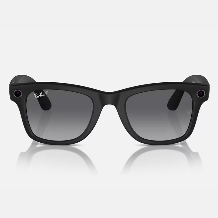 Ray-Ban Meta Wayfarer Gen 1 | Matte Black | Graphite Gradient Polarized | RW4006 601ST3 (Large)