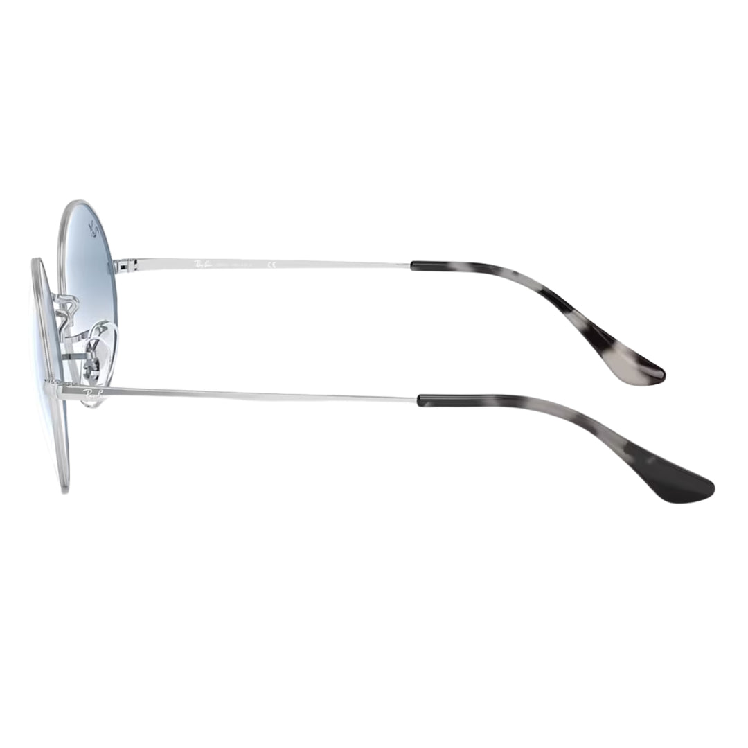Ray-Ban Oval 1970 Polished Silver | Light Blue Gradient | RB1970 91493F