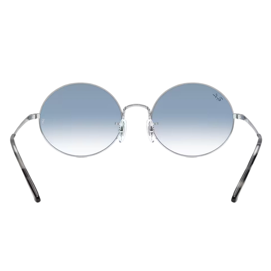 Ray-Ban Oval 1970 Polished Silver | Light Blue Gradient | RB1970 91493F