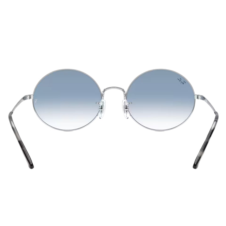 Ray-Ban Oval 1970 Polished Silver | Light Blue Gradient | RB1970 91493F