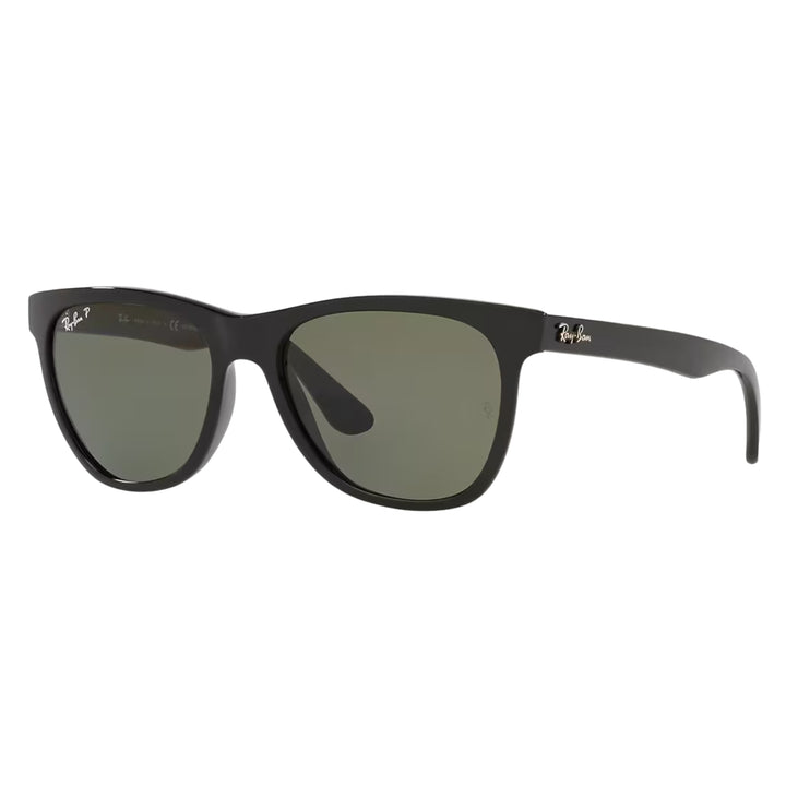 Ray-Ban Polished Black | G-15 Green Polarized | RB4184 601/9A