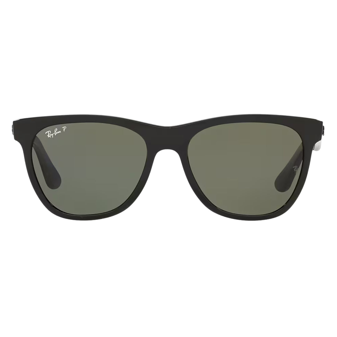 Ray-Ban Polished Black | G-15 Green Polarized | RB4184 601/9A