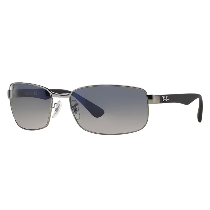 Ray-Ban Polished Gunmetal | Blue/Grey Polarized | RB3478 004/78