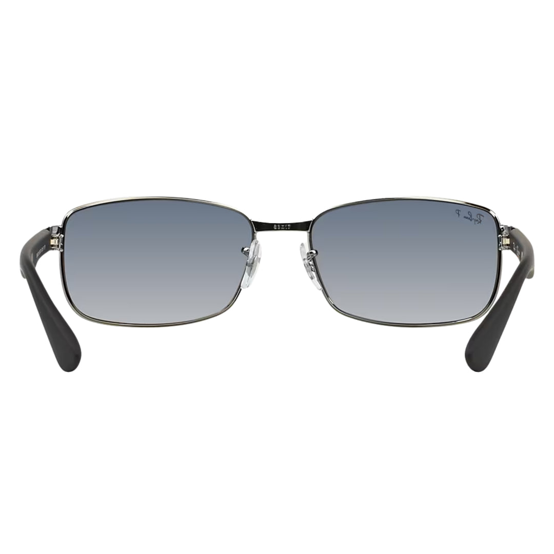 Ray-Ban Polished Gunmetal | Blue/Grey Polarized | RB3478 004/78