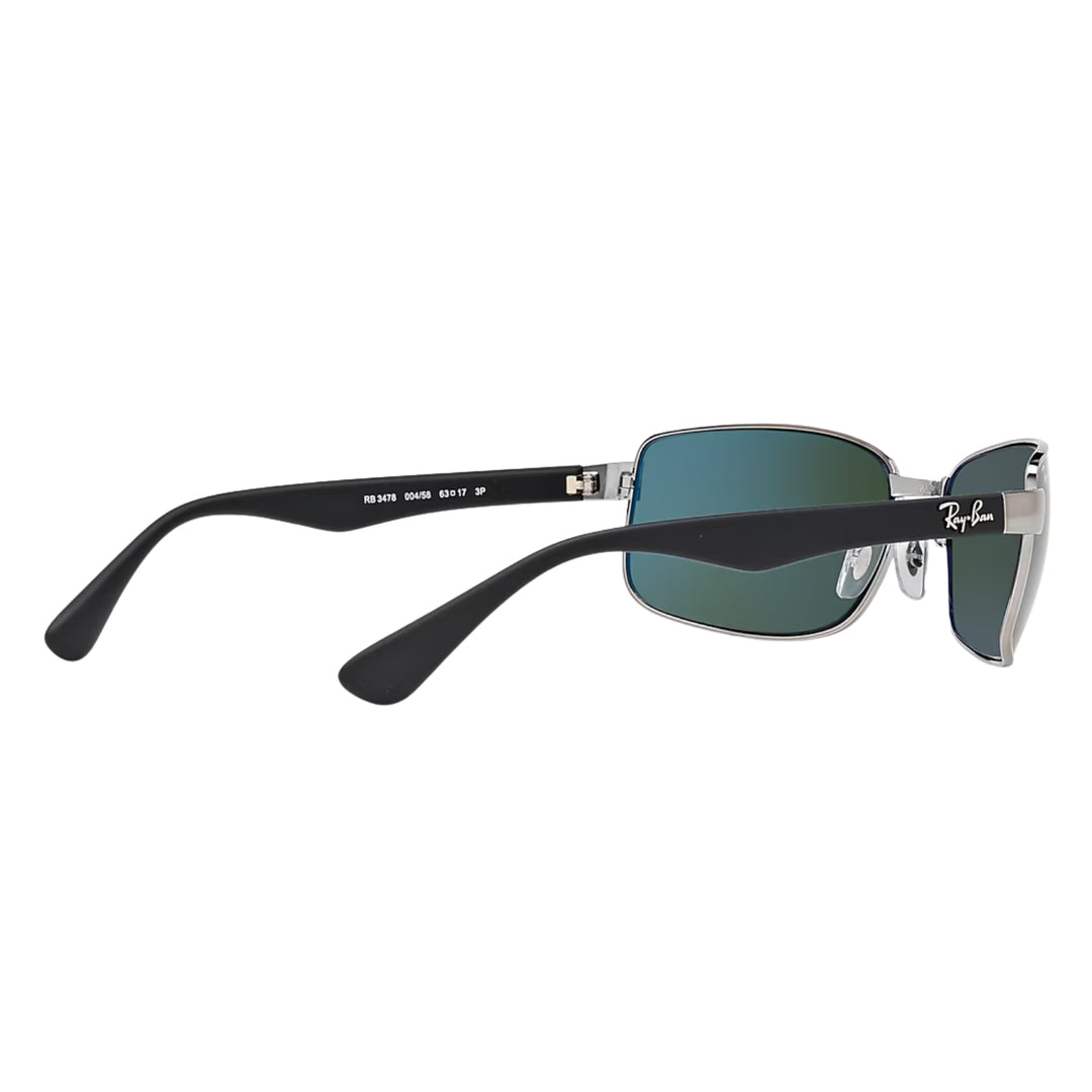 Ray-Ban Polished Gunmetal | G-15 Green Polarized | RB3478 004/58