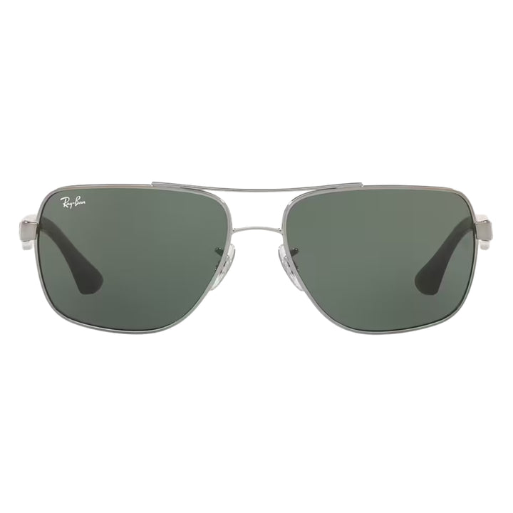 Ray-Ban Polished Gunmetal | Green Classic G-15 | RB3483 004/71
