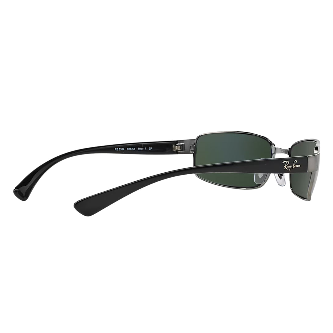 Ray-Ban Polished Gunmetal | Green Polarized | RB3364 004/58