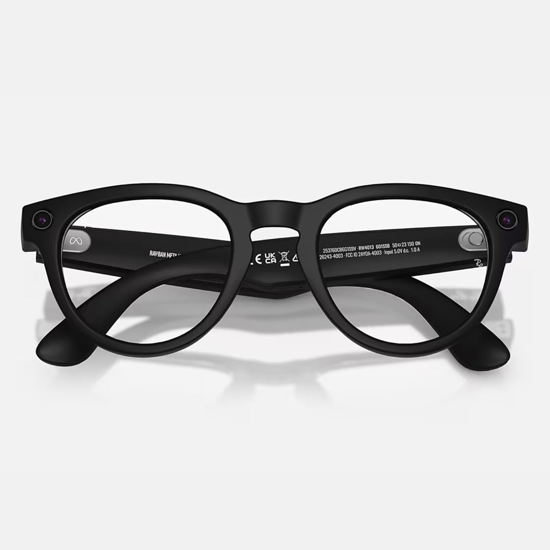 Ray-Ban Meta Headliner Gen 2 | Matte Black | Clear | RW4013 601SSB (High Bridge Fit)
