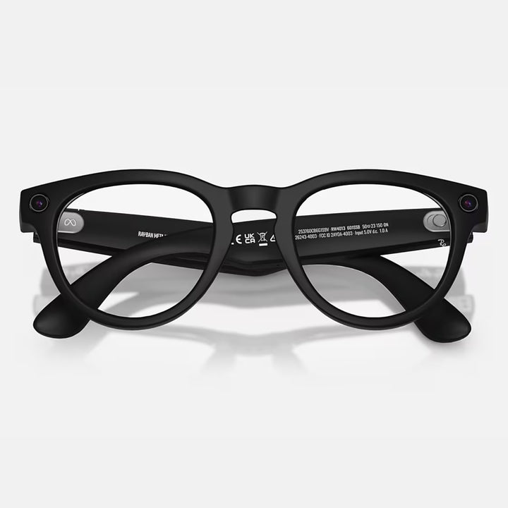 Ray-Ban Meta Headliner Gen 2 | Matte Black | Clear | RW4013 601SSB (High Bridge Fit)