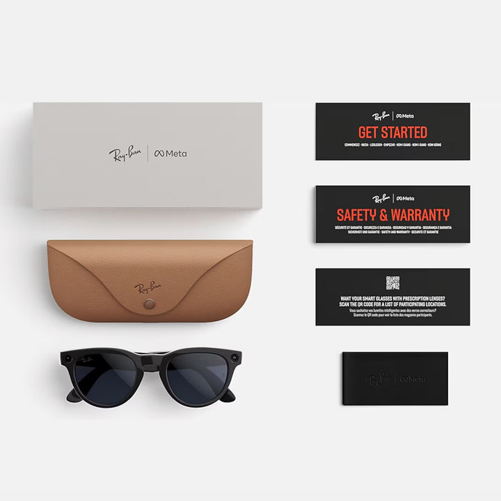 Ray-Ban Meta Headliner Gen 2 | Matte Black | Clear | RW4013 601SSB (High Bridge Fit)