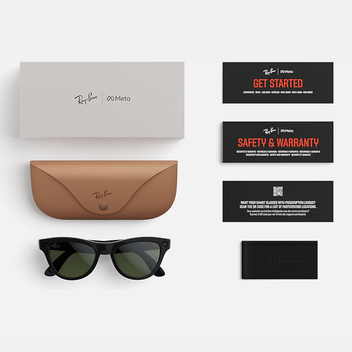 Ray-Ban Meta Skyler Gen 2 | Shiny Black | G-15 Green | RW4014 601/71 (High Bridge Fit)