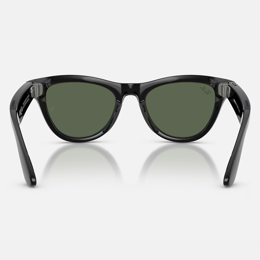 Ray-Ban Meta Skyler Gen 2 | Shiny Black | G-15 Green | RW4014 601/71 (High Bridge Fit)