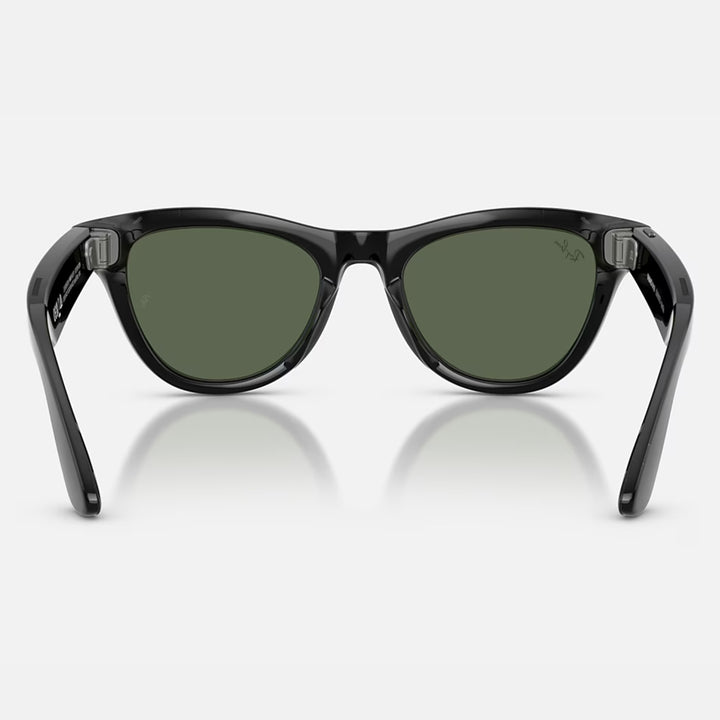 Ray-Ban Meta Skyler Gen 2 | Shiny Black | G-15 Green | RW4014 601/71 (High Bridge Fit)