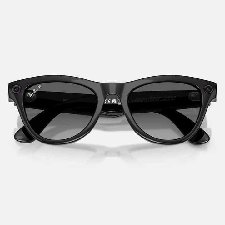 Ray-Ban Meta Skyler Gen 2 | Shiny Black | Graphite Gradient Polarized | RW4014 601/T3 (High Bridge Fit)