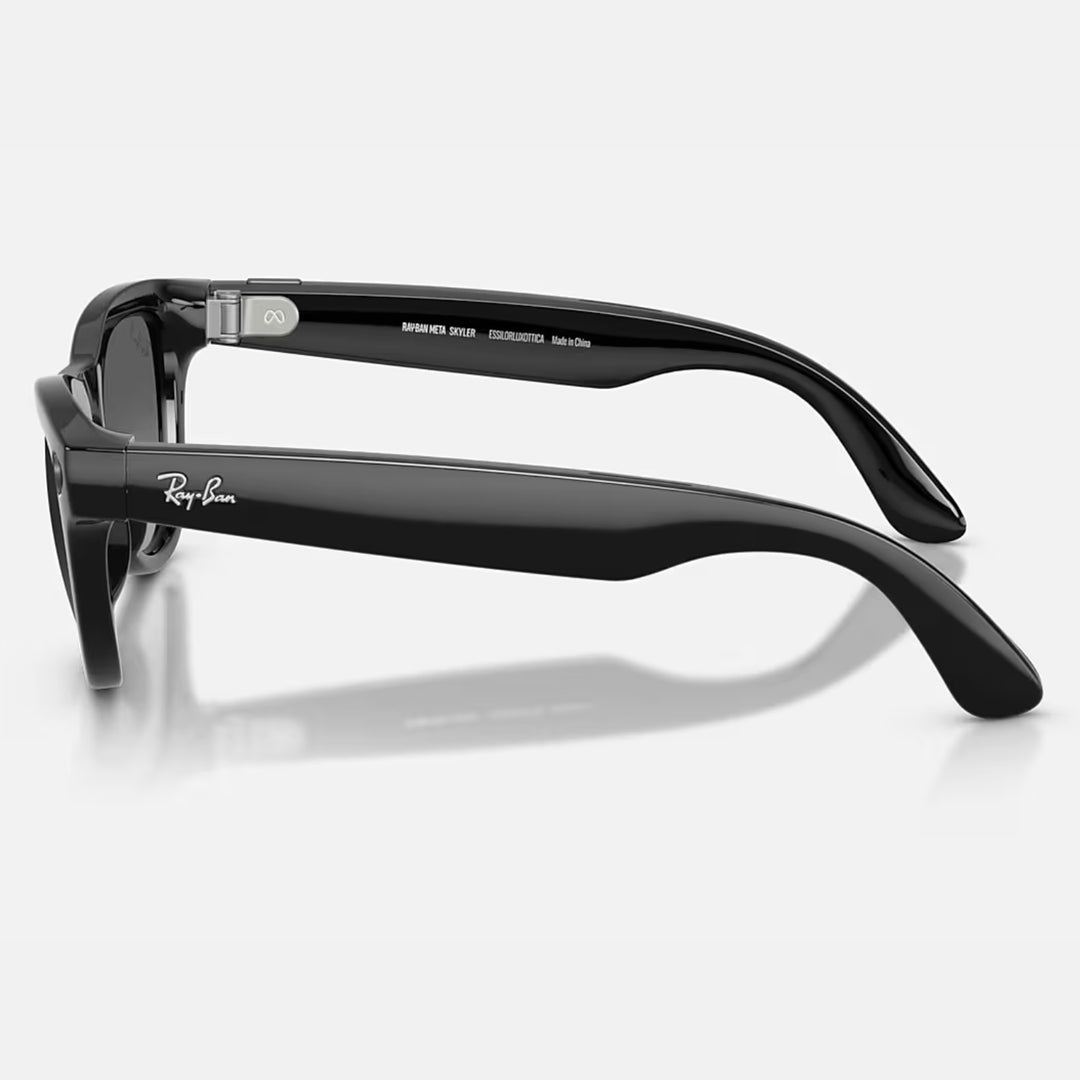 Ray-Ban Meta Skyler Gen 2 | Shiny Black | Graphite Gradient Polarized | RW4014 601/T3 (High Bridge Fit)
