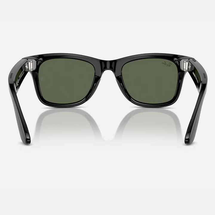 Ray-Ban Meta Wayfarer Gen 1 | Shiny Black | G-15 Green | RW4006 601/71 (Regular)