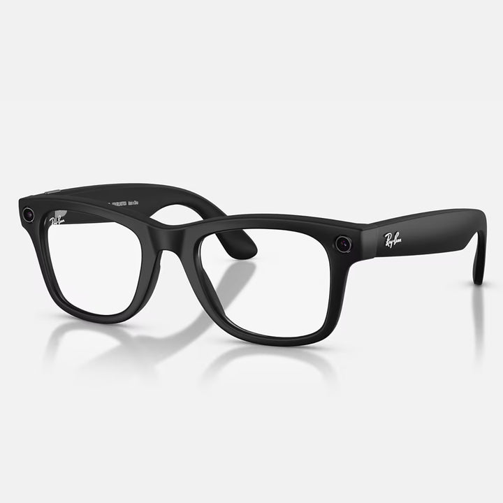 Ray-Ban Meta Wayfarer Gen 2 | Matte Black | Clear | RW4012 601SSB (Large)