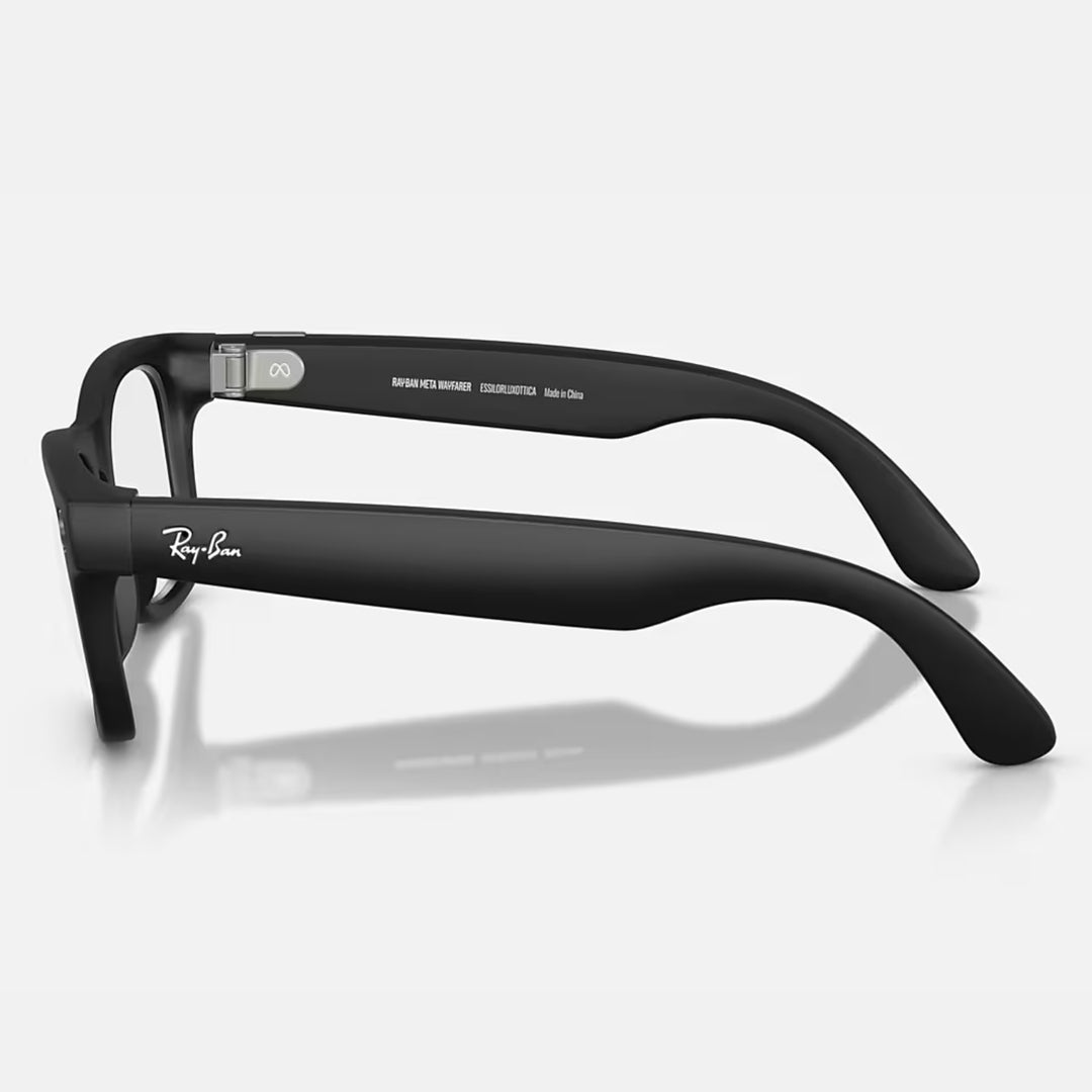 Ray-Ban Meta Wayfarer Gen 2 | Matte Black | Clear | RW4012 601SSB (Large)