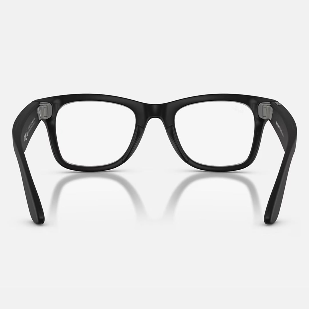 Ray-Ban Meta Wayfarer Gen 2 | Matte Black | Clear | RW4012 601SSB (Large)