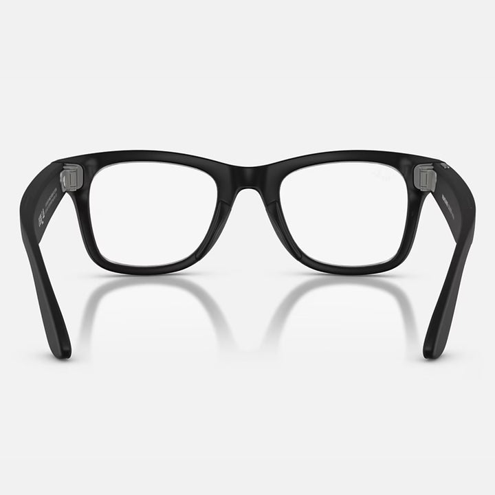 Ray-Ban Meta Wayfarer Gen 2 | Matte Black | Clear | RW4012 601SSB (Large)