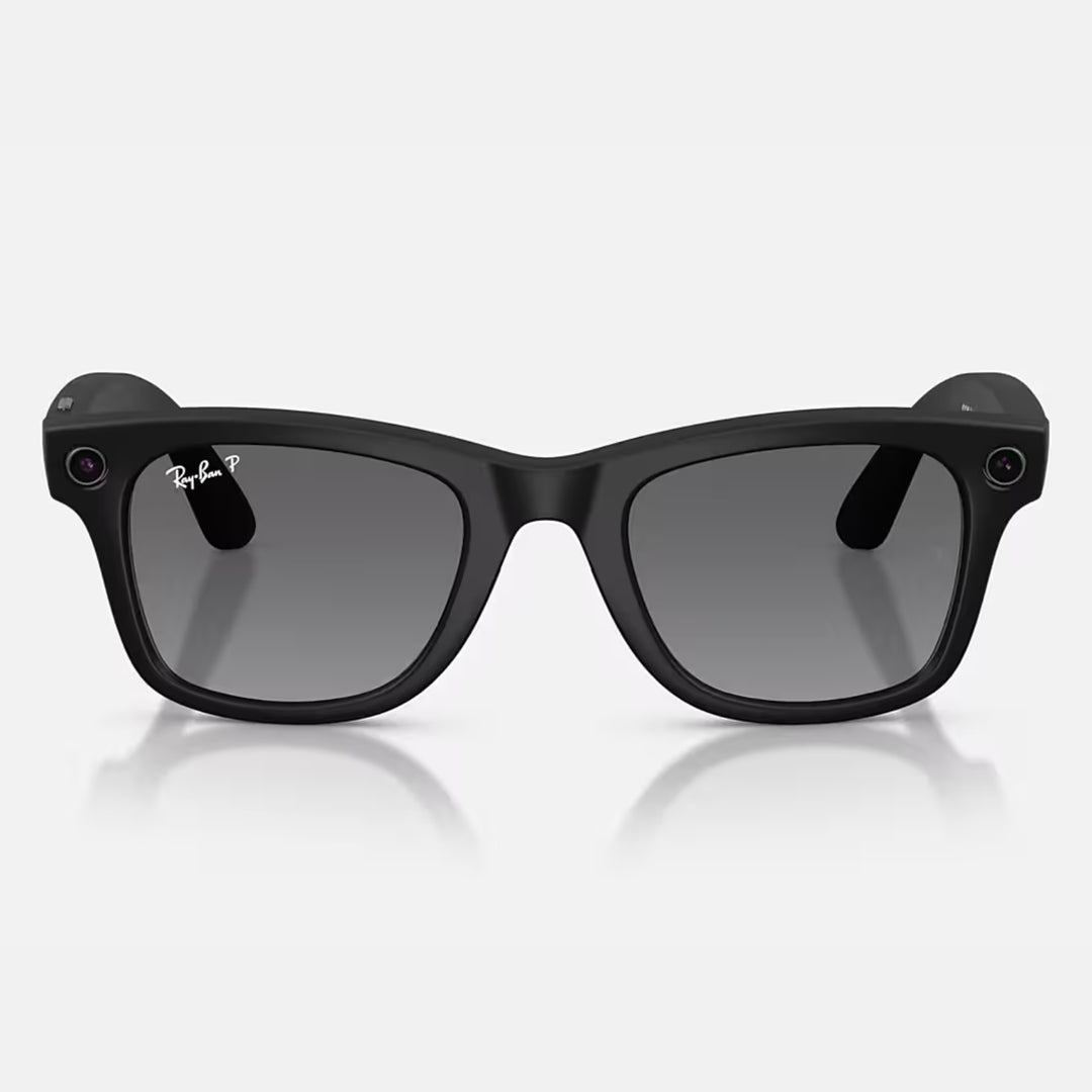 Ray-Ban Meta Wayfarer Gen 2 | Matte Black | Graphite Gradient Polarized | RW4012 601ST3 (Large)
