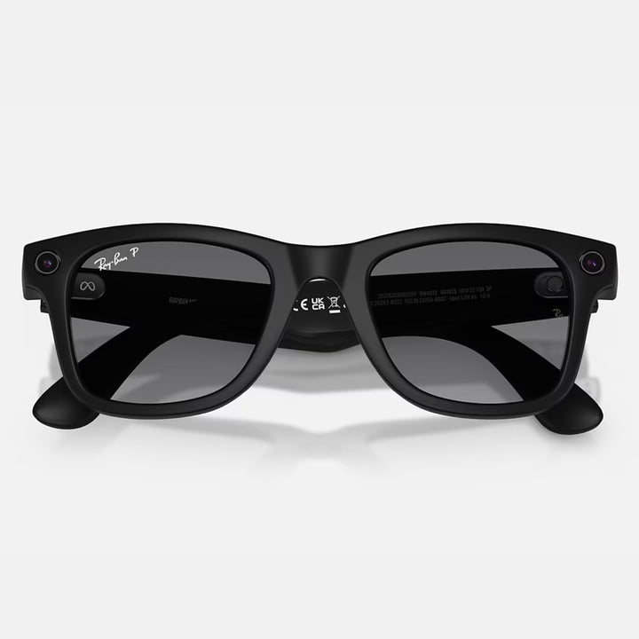 Ray-Ban Meta Wayfarer Gen 2 | Matte Black | Graphite Gradient Polarized | RW4012 601ST3 (Large)