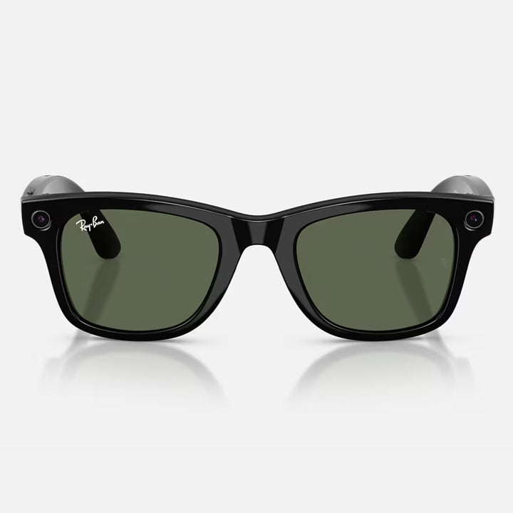 Ray-Ban Meta Wayfarer Gen 2 | Shiny Black | G-15 Green | RW4012 601/71 (Regular)