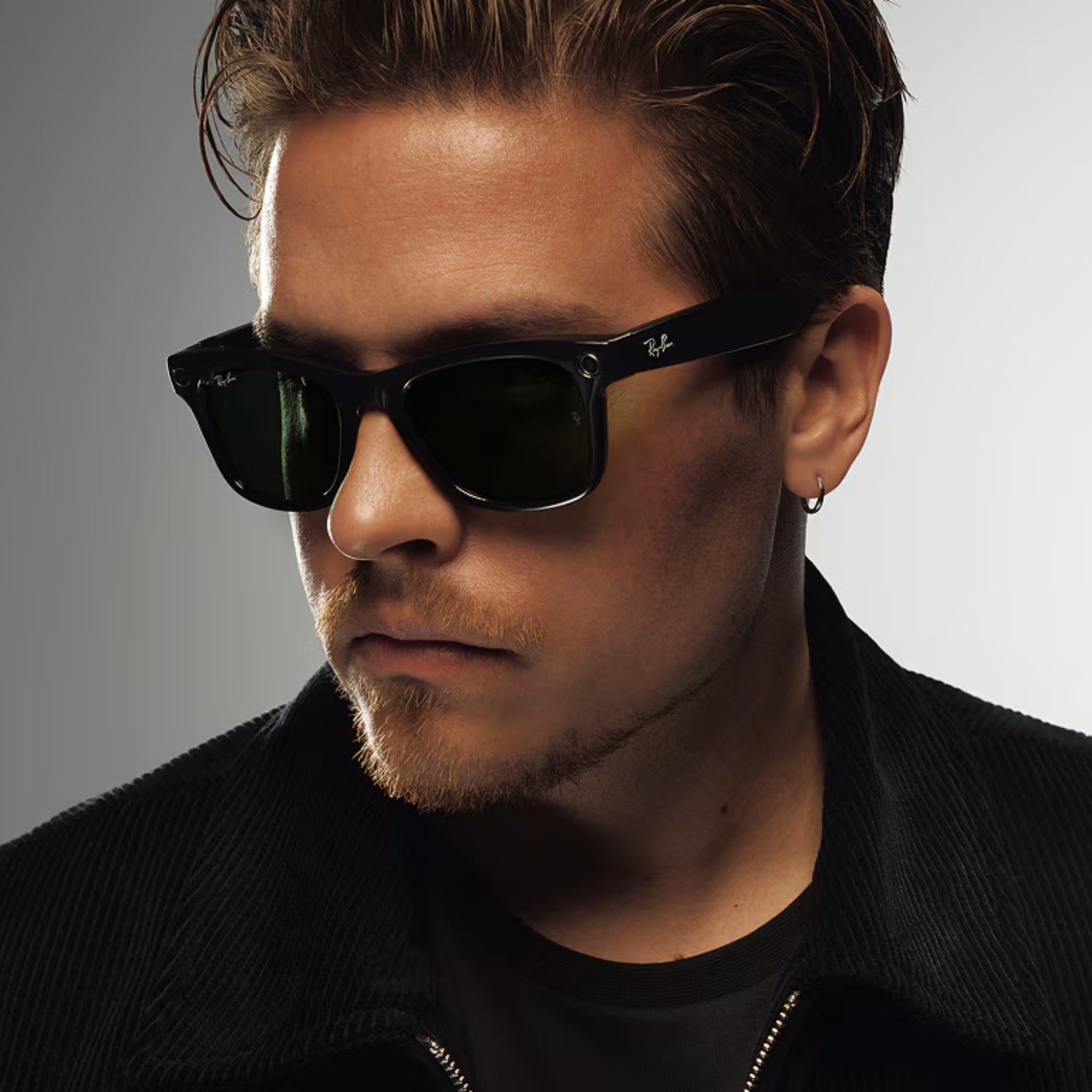 Ray-Ban Meta Wayfarer Gen 2 | Shiny Black | G-15 Green | RW4012