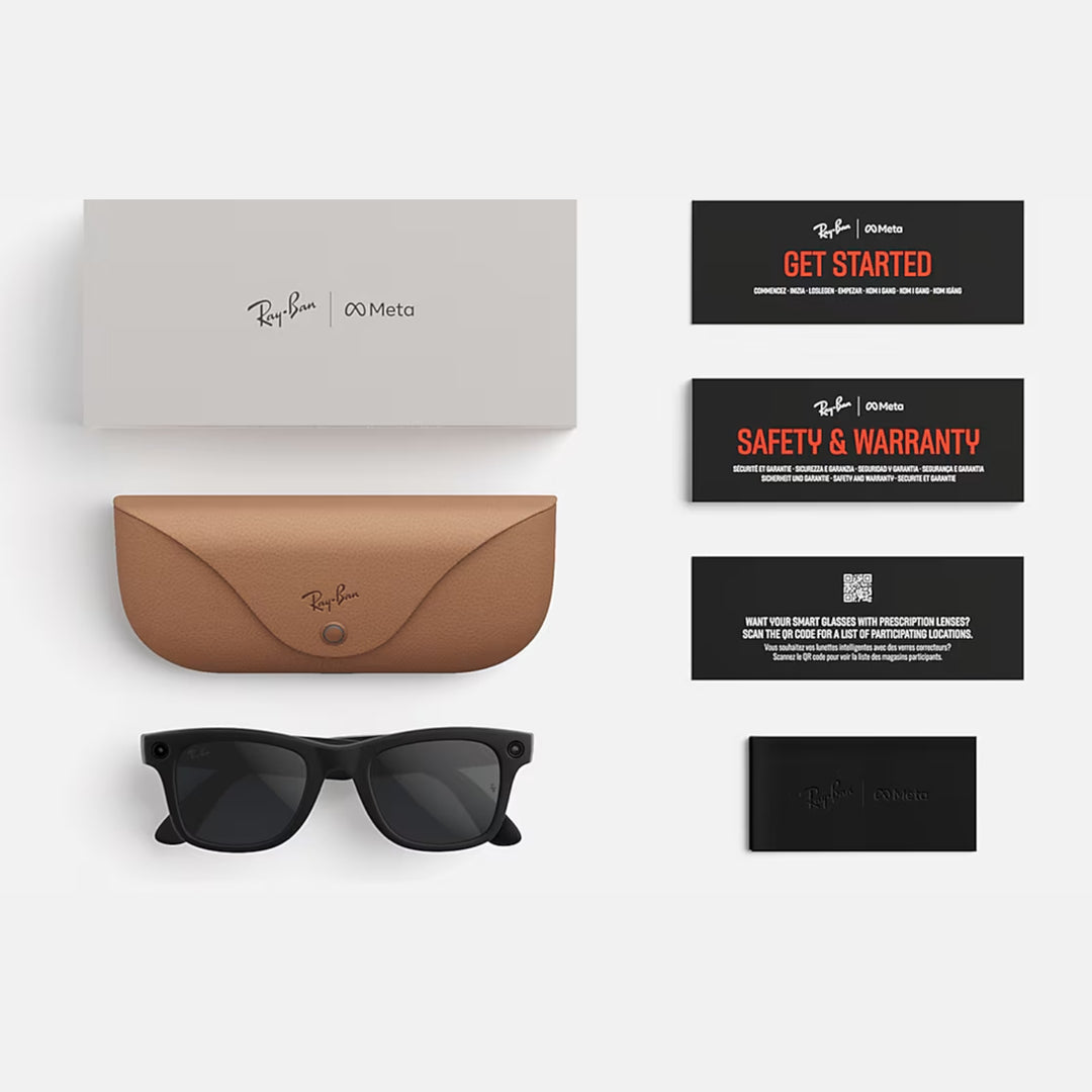 Ray-Ban Meta Wayfarer Gen 2 | Shiny Black | G-15 Green | RW4012 601/71 (Regular)