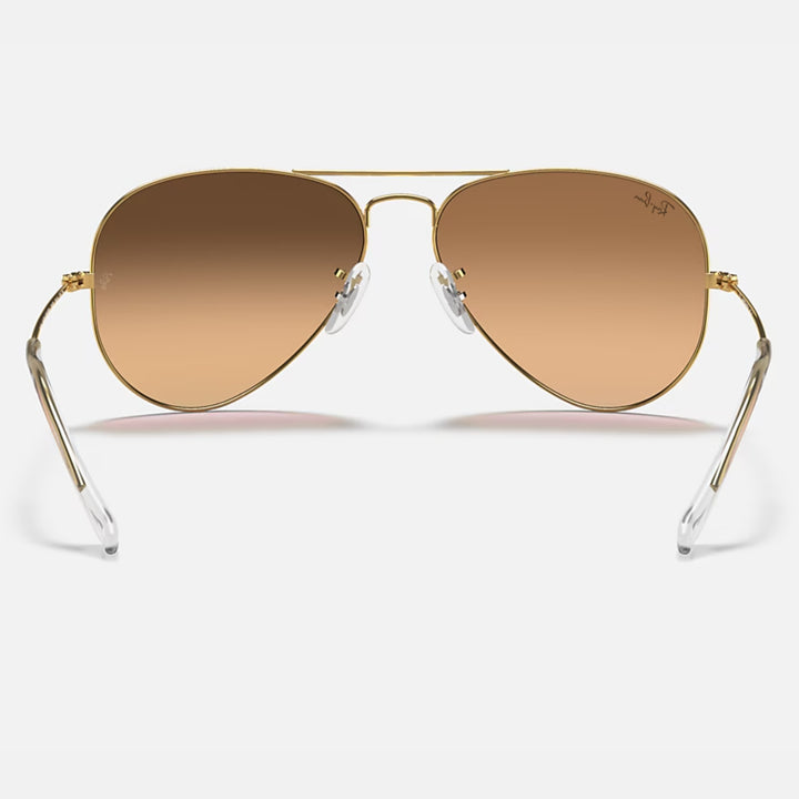 Ray Ban Aviator Gradient Polished Arista Gold | Silver/Pink Mirror Gradient | RB3025 001/3E (62-14)