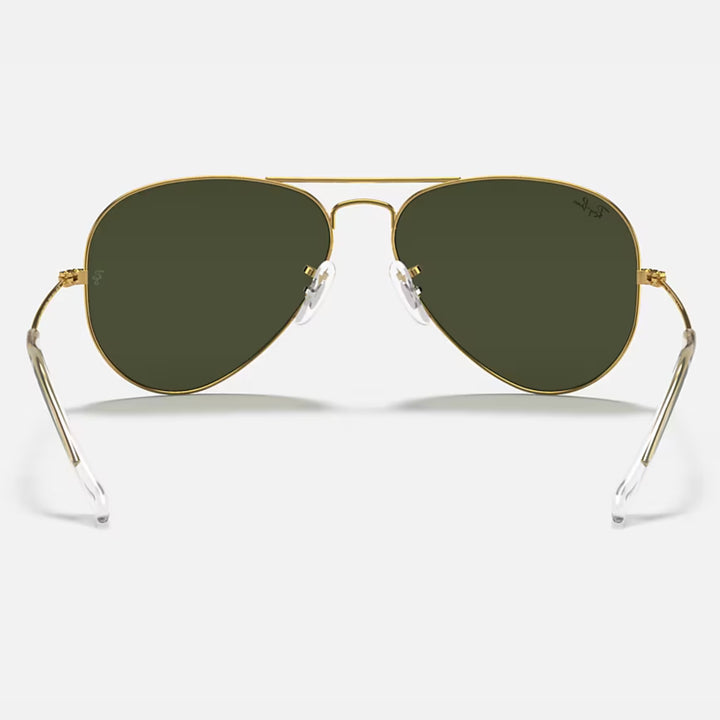 Ray Ban Aviator Large Metal Polished Arista Gold | G-15 Green | RB3025 W3234 (55-14)